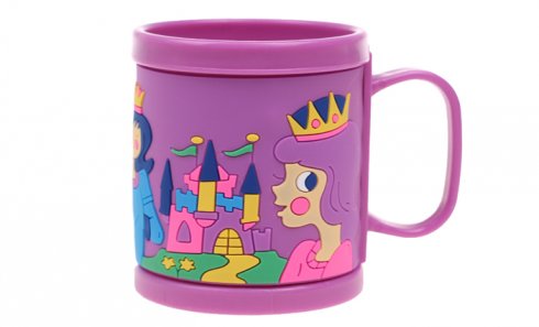 obrázok Hrnček detský plastový (fialový kráľovna)