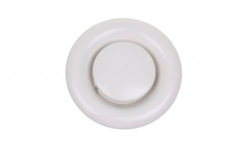 obrázek Stropní difuzor s kovovou přírubou 100 mm