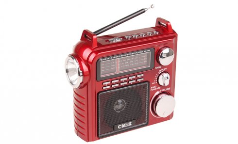obrázek Přenosné radio CMIK MK-1066 červené