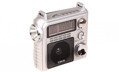 obrázek Přenosné radio CMIK MK-1066 stříbrné