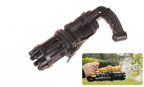 obrázek Dětská elektrická bublinková pistolka černá