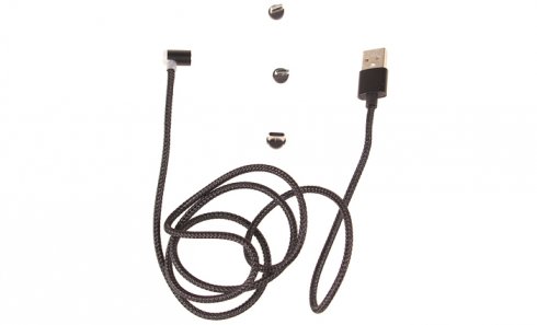 obrázok Magnetický USB kábel ZR009 čierný
