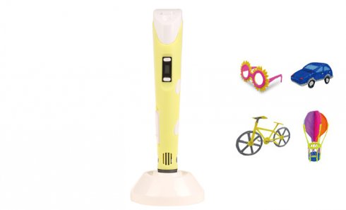 obrázek Kuličkové 3D pero žluté