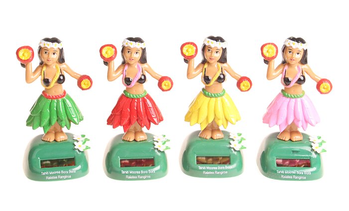 Levně Solární tančící dekorace Tahiti tanečnice