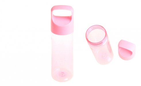 obrázek Plastová lahev 500 ml růžová
