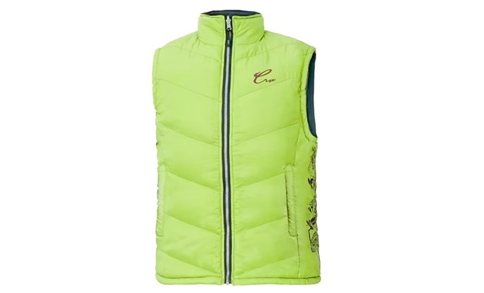 Levně Zateplená vesta YOWIE zelená XL
