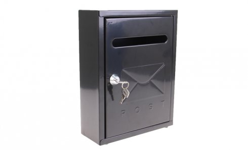 obrázek Kovová poštovní schránka černá