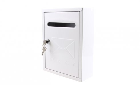 obrázek Kovová poštovní schránka bílá