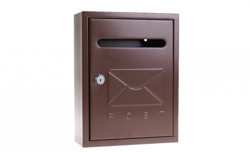 obrázok Kovová poštová schránka hnedá
