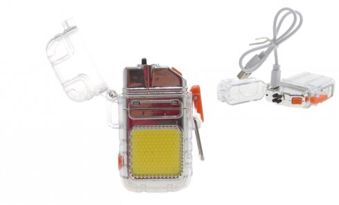 obrázok Vodotesný plazmový zapaľovač so svietidlom strieborný