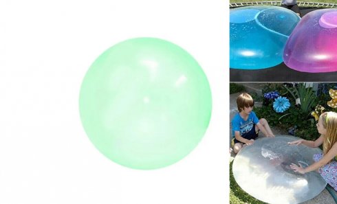 obrázok Gumová guľa Wubble Bubble zelená
