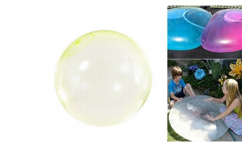 obrázok Gumová guľa Wubble Bubble žltá