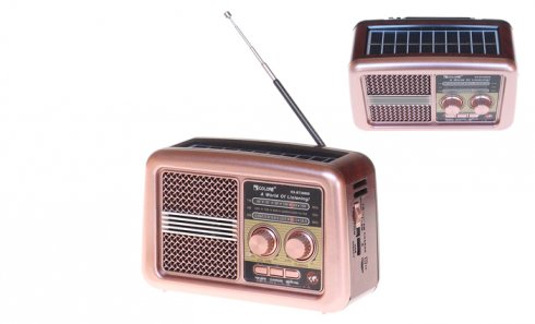 obrázok Reproduktor retro rádio BT3600S ružový