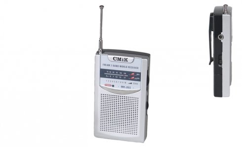 obrázok Mini prenosné dvojpásmové rádio