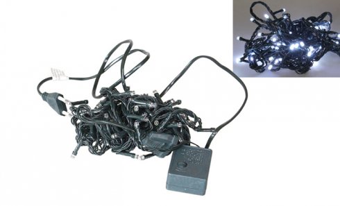 obrázek Vánoční LED světelný řetěz 8 m bílý