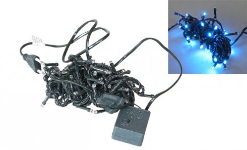 obrázek Vánoční LED světelný řetěz 8 m modrý