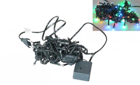 obrázek Vánoční LED světelný řetěz 8 m barevný