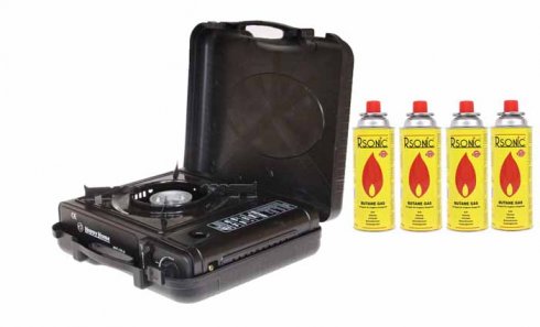 obrázok Plynový varič+4ks plynové kartuše RSONIC