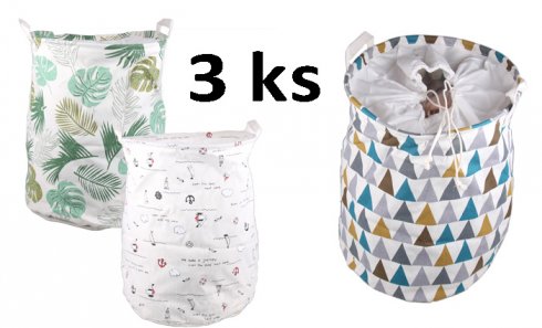 obrázok Koše na bielizeň mix 3ks