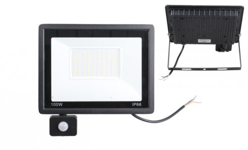 obrázek LED reflektor s pohybovým čidlem 100W