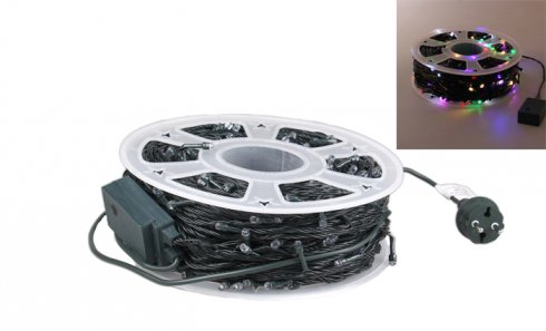 obrázek Vánoční LED světelný řetěz 100 m barevný