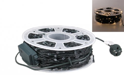 obrázek Vánoční LED světelný řetěz 100 m žlutý