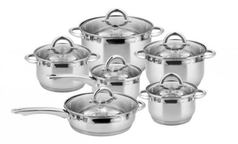 obrázok 12-dielna sada hrncov z nerezovej ocele EH-9013