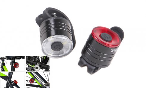 obrázek Sada 2 LED silikonových světel na kolo