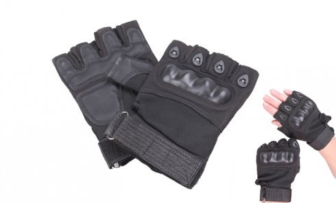 obrázek Taktické rukavice černé vel.L