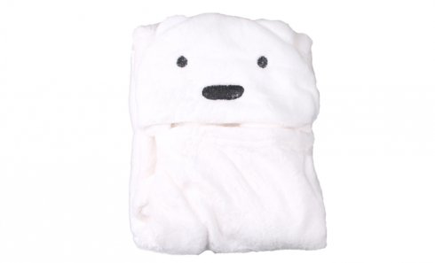 obrázek Dětská deka Happy Baby bílá – medvídek