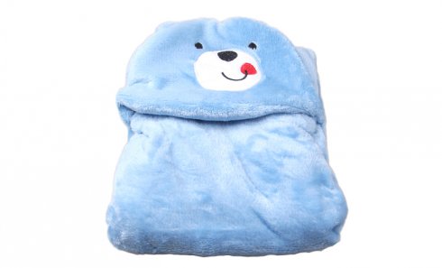 obrázek Dětská deka Happy Baby modrá – medvídek