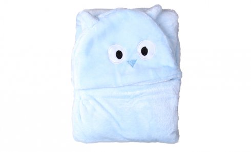 obrázek Dětská deka Happy Baby modrá – sova