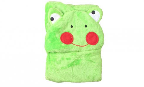 obrázek Dětská deka Happy Baby zelená – žabička s tváří