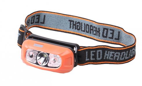 obrázek Outdoorová LED čelovka oranžová