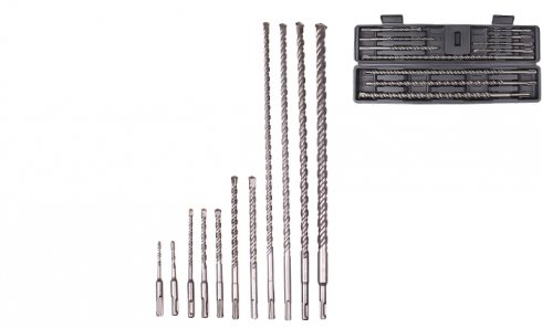 obrázok 11-dielna sada vrtákov do betónu EX-9994