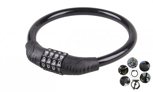 obrázek Zámek na kolo s kódem