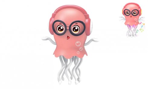 obrázek Tančící medúza růžová