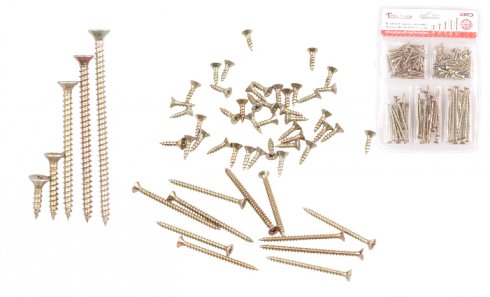 obrázok Súprava univerzálnych skrutiek do dreva 125 kusov