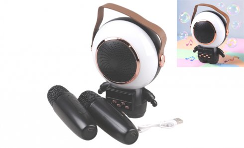 obrázok Bezdrôtový karaoke astronaut čierny