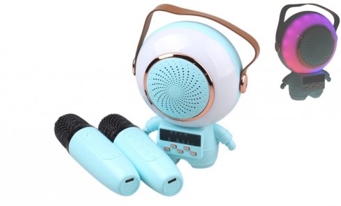 obrázek Bezdrátový karaoke astronaut modrý