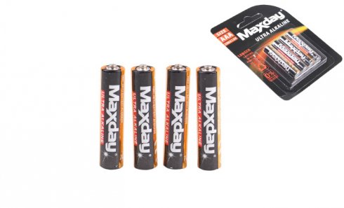 obrázok Alkalické batérie Maxday - AAA LR03 4ks