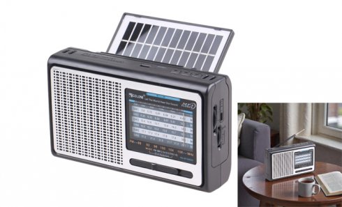 obrázok Solárne prenosné rádio RX-BT3060S strieborné