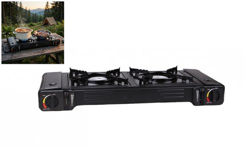 obrázek Dvouplotýnkový plynový vařič ZX-300A