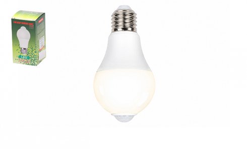 obrázek LED žárovka s pohybovým senzorem 15 W E27