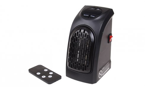 obrázek Teplovzdušný ventilátor do zásuvky s ovladačem 400 W