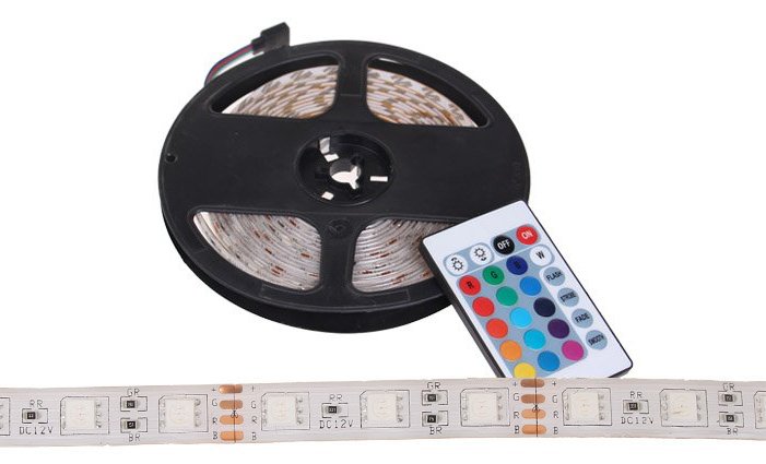 Levně LED pásek 5 metrů – RGB+BÍLÁ