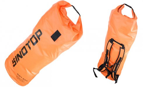 obrázok XXL nepremokavý batoh 90 l oranžový
