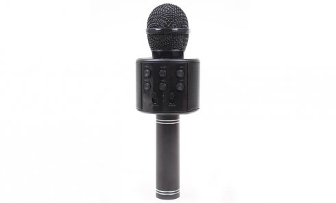 obrázok Karaoke mikrofón WS-858 čierný