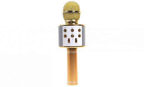 obrázek Karaoke mikrofon WS-858 zlatý