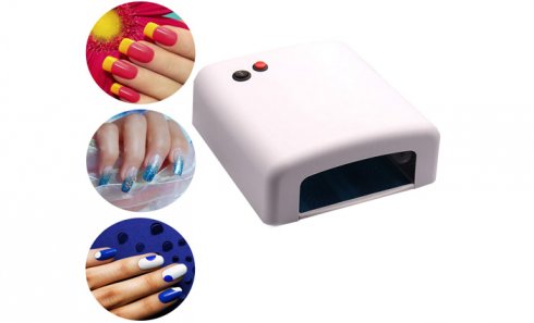 obrázek UV lampa ne nehty bílá